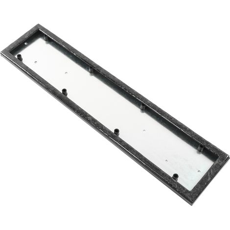 Kennzeichenhalterung aus glänzendem, geschmiedetem Carbonfaserrahmen, leichte und robuste Konstruktion, kompatibler Ersatz für BMW F30 F20 F34 F80 F87 (1/5)