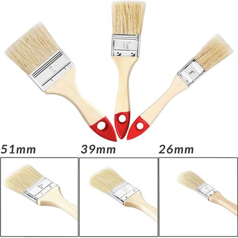 Juego de pinceles 15 piezas 3 tamanos cerdas naturalessinteticas (1/4)
