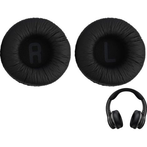 Replacement Ear Pads for JBL Tune T500BT, T450BT, 510BT, E40BT Headphones, 70mm Memory Foam Ear Cushions, Faux Leather, Black, Comfort and Noise Isolation (1/5)