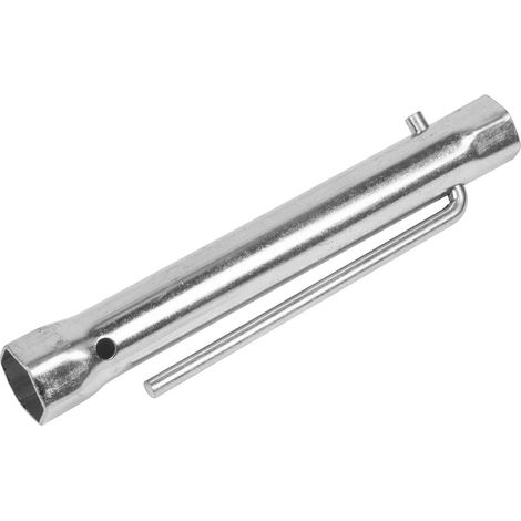 Sealey MS161 Long Reach Double End Spark Plug Box Spanner with L-Bar 18/21mm