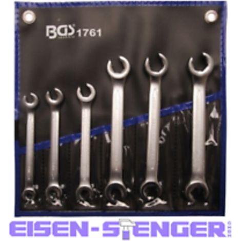 BGS - Offener Doppel-Ringschlüssel-Satz SW 8x10 - 17x19 mm 6-tlg. - 1761