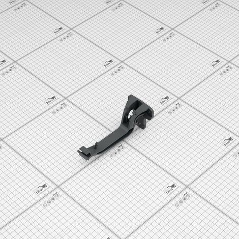 Crochet de gouttière PVC pour Gouttière double profil - Anthracite