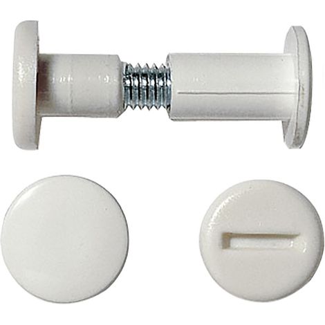 GIUNZIONE PER MOBILI mm 30÷40  - col. bianco 500 PZ