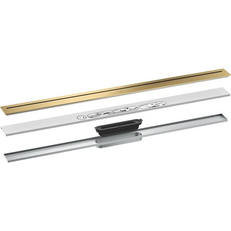 AXOR 42523250 Ensemble prêt à poser Goulotte de douche AXOR Drain (1/2)