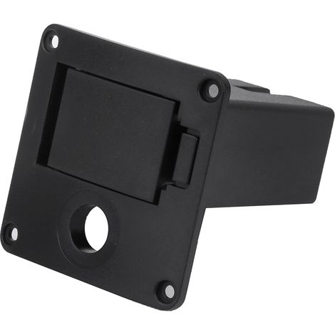 Étui Organisateur en Cuir PU pour Micros Guitare Électrique/Basse, Boîte de Rangement avec Couvercle pour Pile 9V (01) (1/5)
