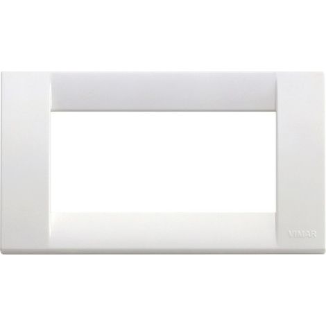 16744.01 Placa Clásica 4M Blanco Brillante Idea