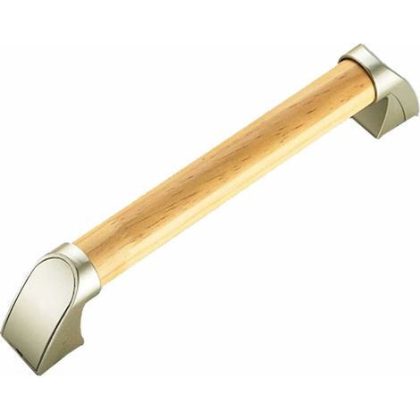 Tigrezy Barre d'appui en bois pour salle de bain - Pour personnes âgées handicapées. Or Clair.447.2cm (1/3)