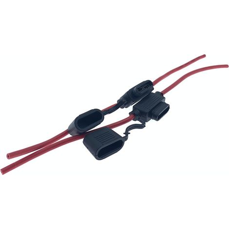 Boîte à fusibles pour voiture avec fil, cuivre pur, étanche, pour camion, moteur électrique de moto, 30 A 15 A, format moyen modifié -- JB1056-2P