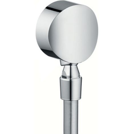 Hansgrohe FixFit Toma de agua S con válvula anti-retorno y rótula, 27506000 (1/2)