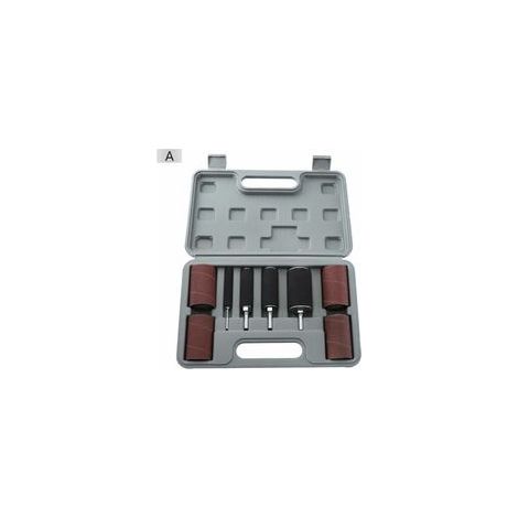 Kit de tambour de ponçage avec manchons assortis pour travail du bois – (1/2)