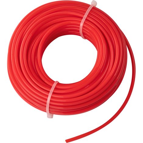 Motorsense Freischneider Mähfaden Trimmerfaden 3,5mm-15m rund Nylon Signalfarbe (1/2)