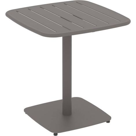 Tavolo da giardino alegoria 2 posti 70x70cm caffè - Hespéride