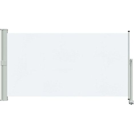 Auvent latéral, 100 % polyester, structure en acier