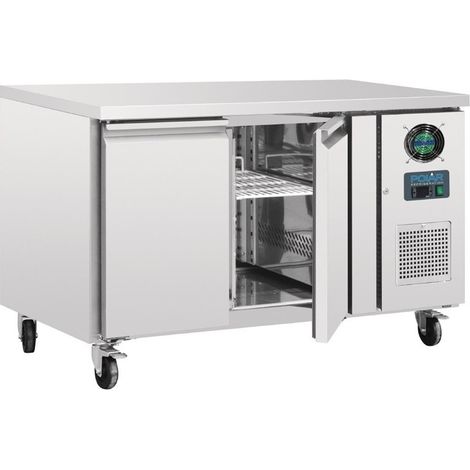 Table réfrigérée négative inox - 2 portes 282 L - Polar
