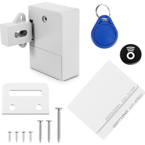 Serrure électronique RFID invisible pour meubles et armoires fabriqués soi-même (1/5)
