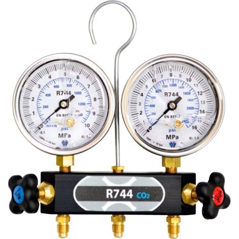 Analizador de CO2 con 2 válvulas  mod. RR-CO2