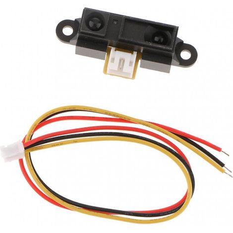 GP2Y0A21YK0F Infrarot-Entfernungssensormodul, Bereich 10-80 cm, analoge Signalspannung (1/5)