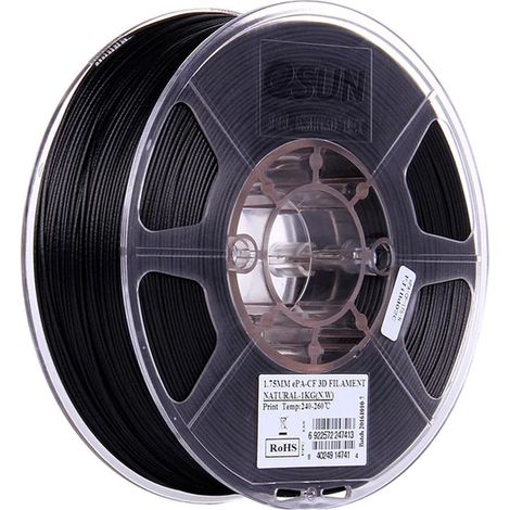 eSUN ePA-CF Filament, 1.75mm, 1000g eSUN PA-CF Filament 1.75mm 1000g Natural