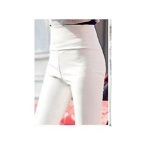 Pantalon femme taille haute en similicuir, leggings cuir doux et chaud, nouvelle arrivée automne hiver, qualité supérieure (1/5)