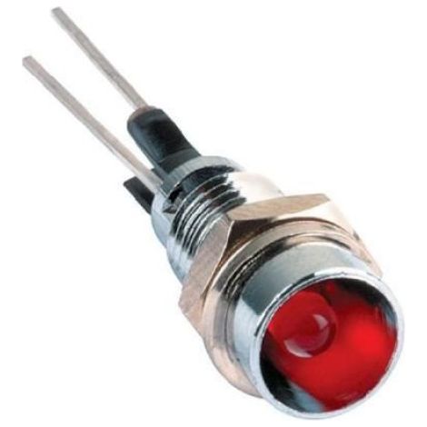 Support Réflecteur - M8x0,75 - Pour LED 5 mm - Réflecteur Concave - Sans LED - Type 2664.1001