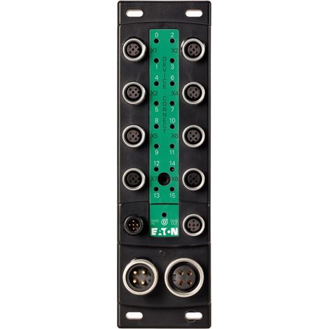 Module-bloc E/S SWD IP69K 24 V DC 4 E alim 4 S alim séparée 8 E/S M12 fem 000183272 EATON EU8E-SWD-4D4D-1