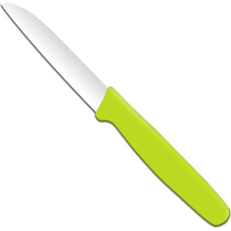 Cuchillo pelador de frutas y verduras 180 mm - verde