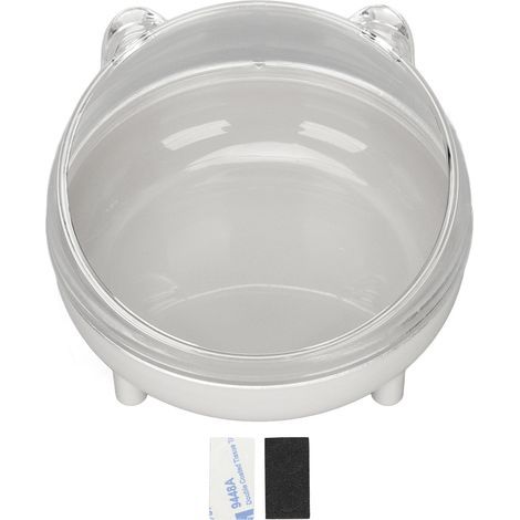 Bol incliné pour chat, mangeoire à bouche oblique pour protéger la colonne vertébrale pour chien, chiot, petits animaux, gris (1/5)