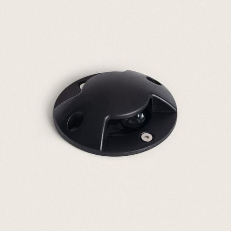 LED-Bodeneinbauleuchte Außen 3W Gimsha 2L Schwarz 3000K Warmweiß (1/5)
