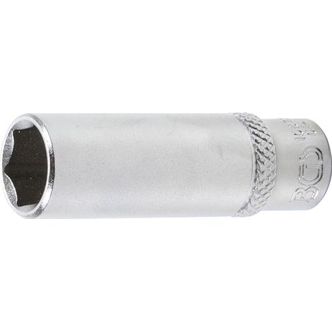 Llave de vaso hexagonal, larga  entrada 6,3 mm (1/4")  7/16" (1/4)