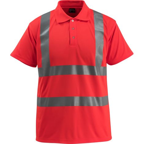 Mascot Warnschutz Polo-Shirt BOWEN SAFE LIGHT 50593 Gr. L warnrot (1/4)