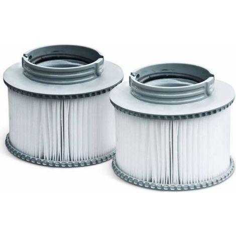 Filtre Pour Spa - 11,5 x 8,6 cm - Compatible Avec Spas Gonflables Jacuzzi - Lot De 2 (1/4)
