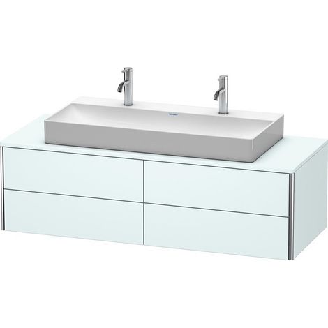 Meuble sous-vasque XSQUARE 400x1400x548mm Bleu clair mat
