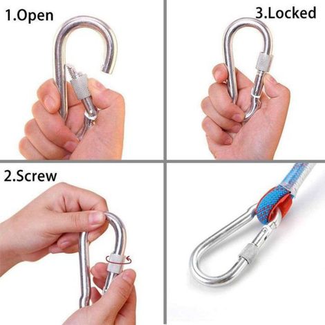 Corde D'escalade - 15 M - Nylon Tressé - 10 Mm De Diamètre - Résistance 10 Kn - Pour Spéléologie Et Randonnée - 1 Pièce (1/5)