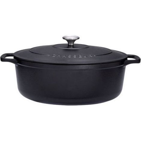 casseruola ovale in ghisa smaltata 27cm nero sublime - PUC472701 - Chasseur
