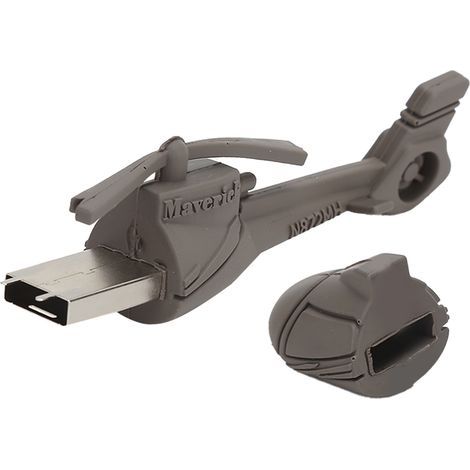 Lustiger und tragbarer 16-GB-USB-Stick für Desktop-PCs, Laptops, Tablets und Fernseher, Speichermedium mit Cartoon-Motiven für den USB-A-Anschluss.