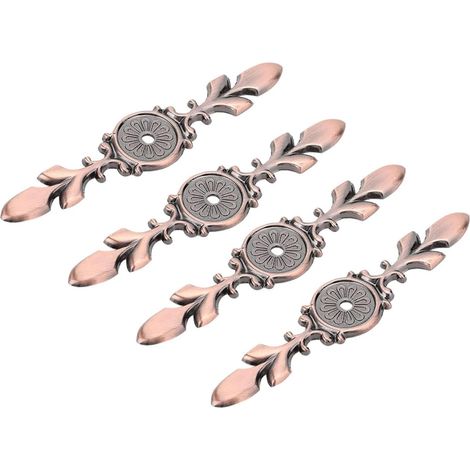 Lot de 10 plaques fixation pour poignées meubles en alliage zinc (1/5)
