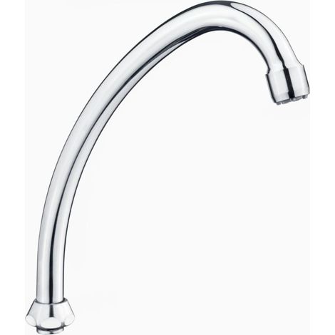 Cornat Rohrauslauf Hu-Form Niederdruck verchromt 18 cm Rohrausläufe (1/2)