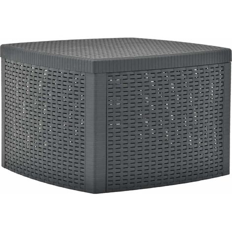 Tavolino da Esterno - Nero Antracite 53x53x40h cm