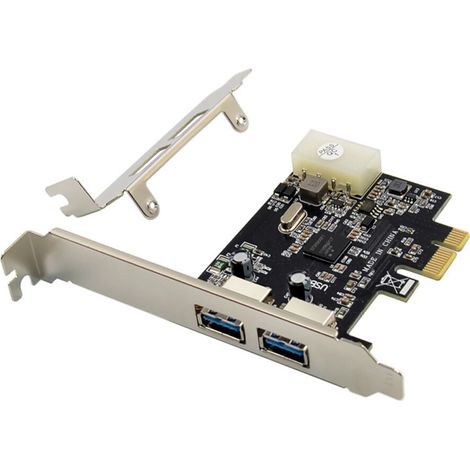 Kompatibel mit der PCI-E x1-Adapterkarte NEC720200, einer Dual-Port-USB-3.0-Erweiterungskarte und einer externen 5G-Highspeed-USB-Host-Konverterkarte. (1/4)