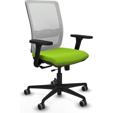 Chaise piqueras y crespo Haches noir accoudoirs réglables (1/2)