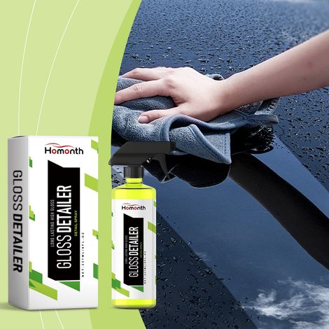 Automotive Parts Detail Gloss Spray, Car Paint Interior Protection, Stain Prevention, Repair, Car Maintenance Polishing Spray -- 237ml -- BIEMMEDUE (1/5)