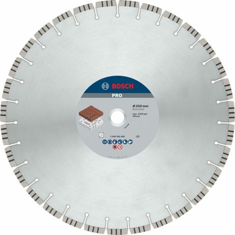 Bosch Diamanttrennscheibe Best for Abrasive 450 x 25,40 x 3,6 x 12 mm (1/5)