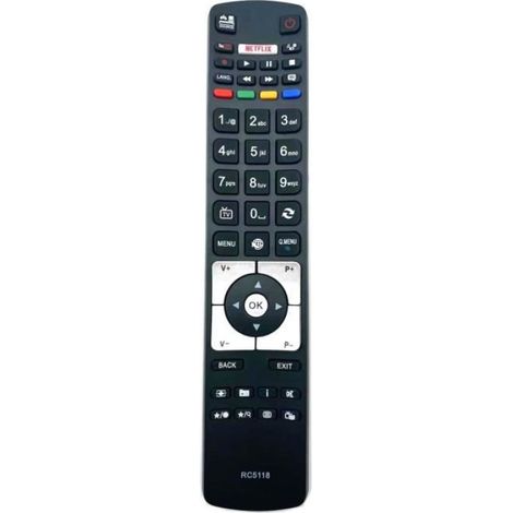 Couleur RC5118F Télécommande pour Hitachi RC5117 RC5118 RC5118F 42HYT42U 50HYT62UH Smart TV (1/4)