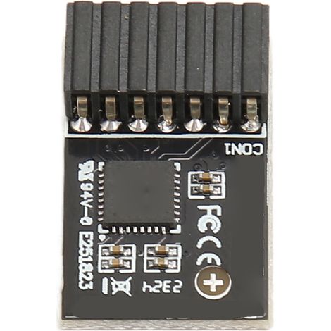 Module de sécurité de chiffrement TPM 2.0 SPI 14 broches, carte distante TPM 2.0 autonome pour Windows 10 et 11 (ASUS). (1/5)