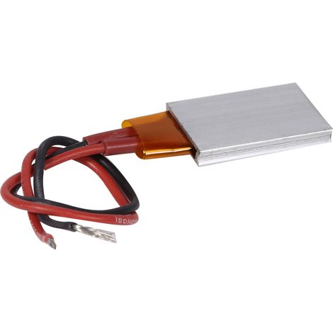 Platine chauffante PTC thermostatique 220℃ - Plaque chauffante aluminium 12V AC/DC pour appareils ménagers (curling, machine à café, yaourt) - Dimensions 35x21x5mm