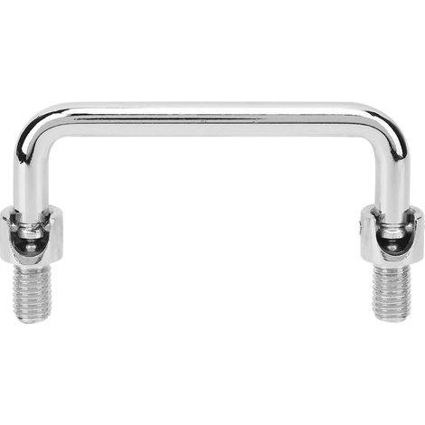 2 poignées en acier inoxydable pour portes d'armoires, métal, poignée longue, poignée industrielle mobile 90 (1/5)