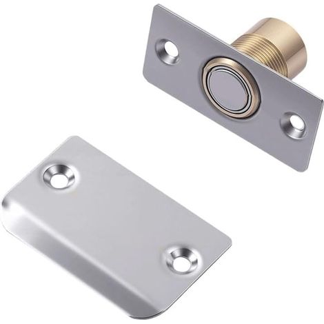 Adjustable Silent Magnetic Latch for Cabinet (Silver) (1/5)
