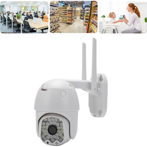 Caméra WiFi sans fil étanche haute définition rotative à 360°, dispositif de surveillance à distance, 12 V WiFi, 2 MP (1/5)