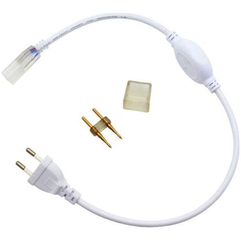 Bloc d'Alimentation, Transformateur pour Bande LED 5050, Tube Lumineux 220-240 V, Accessoire pour Tuyau Lumineux, Prise Européenne (1/5)
