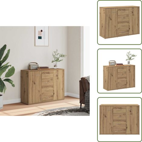 Sideboard Artisan-Eiche 88x30x64 cm Holzwerkstoff - Sideboard - Sideboards - Kommode - Anrichte (1/5)